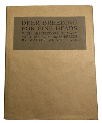 Lot 38 - [BIG GAME-TROPHIES] WINANS, WALTER. Deer...