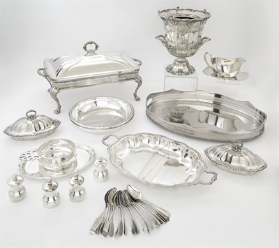 Lot 224 - Miscellaneous Group of Silver Plated Table...