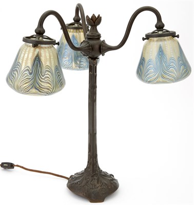 Lot 180 - R. Joly Art Nouveau Patinated Bronze and...