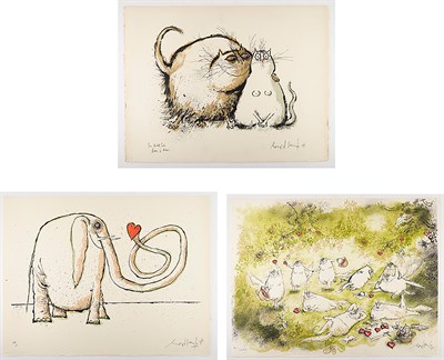 Lot 168 - Ronald Searle (1920-2011) YOUNG CATS ALREADY...