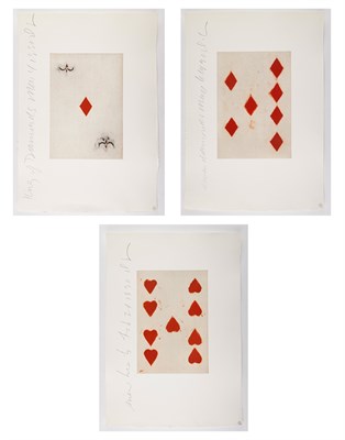 Lot 171 - Donald Sultan (b. 1951) KING OF DIAMONDS;...