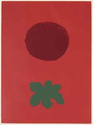 Lot 141 - Adolph Gottlieb (1903-1974) RED GROUND...