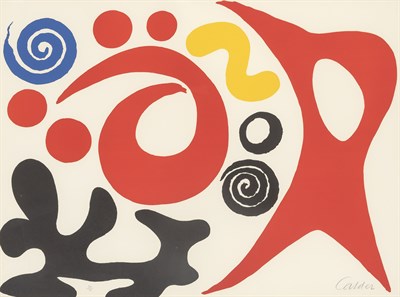 Lot 130 - Alexander Calder (1898-1976) PLANKTON Color...