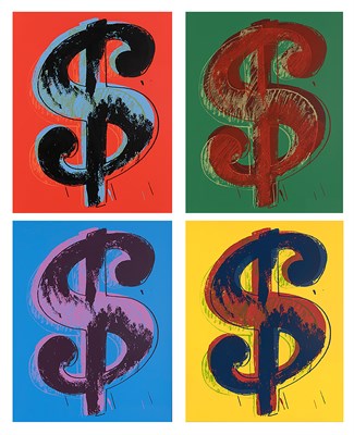 Lot 172 - After Andy Warhol (1928-1987) DOLLAR SIGNS...