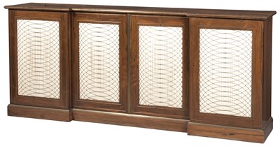 Lot 360 - Regency Rosewood and Brass-Mounted Side...