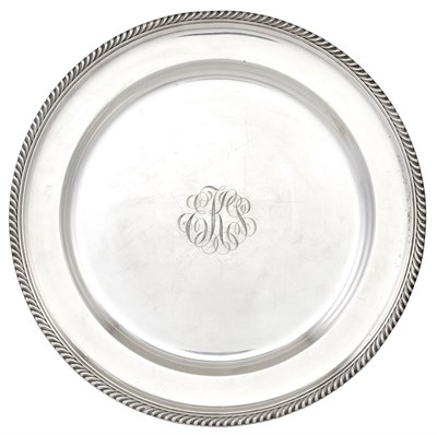 Lot 156 - Gorham Sterling Silver Salver Diameter 13 1/2...