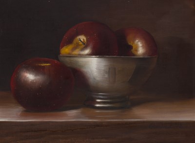 Three Red Apples
