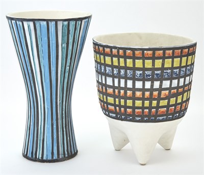 Lot 246 - Two Roger Capron Glazed Ceramic Vases...