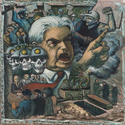 Lot 41 - Albert Pels American, 1910-1998 Go on Strike...