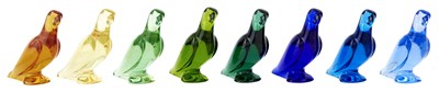 Lot 288 - Group of Eight Baccarat Glass Figures of...