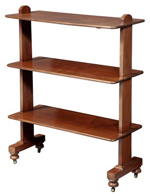 Lot 239 - Victorian Mahogany Three-Tier Étagère Height...