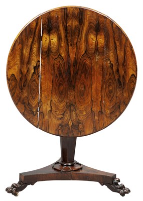 Lot 242 - George IV Rosewood Center Table Diameter 32...
