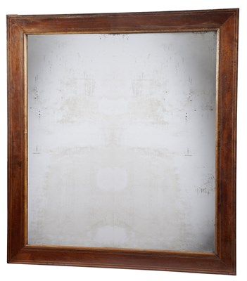 Lot 304 - Large Inlaid Mahogany Mirror Height 47 1/4...