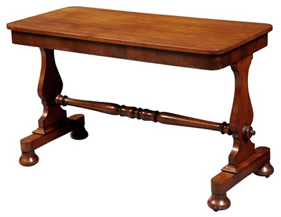Lot 246 - William IV Mahogany Writing Table With turned...