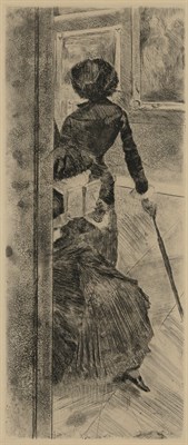 Lot 73 - Edgar Degas (1834-1917) AU LOUVRE, LA PEINTURE,...