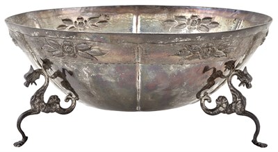 Lot 213 - Mexican Sterling Silver Footed Bowl Height 6...