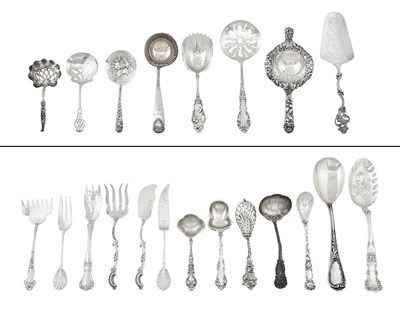 Lot 198 - Group of Continental and Sterling Silver...