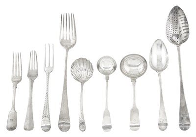 Lot 197 - Group of English and Continental Silver...