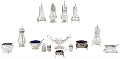 Lot 159 - Miscellaneous Group of Silver Salts and Pepper...
