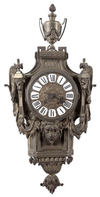 Lot 262 - Louis XVI Style Gilt-Metal Cartel Clock Height...