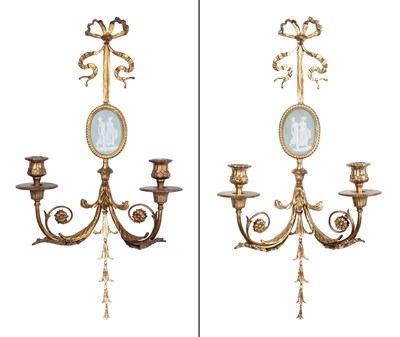 Lot 264 - Pair of George III Style Gilt-Metal and...