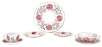 Lot 276 - Allertons Ltd. Floral Decorated Pink...