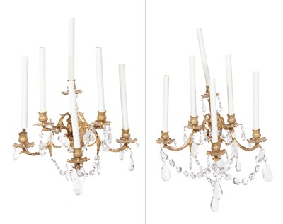Lot 249 - Pair of Transitional Louis XV/XVI Style...