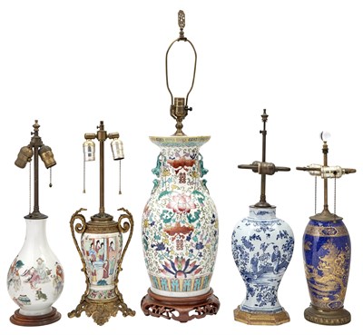 Lot 245 - Group of Five Assorted Chinese and Chinese...
