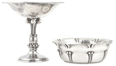 Lot 136 - Two Danish Silver Table Articles 20th Century...