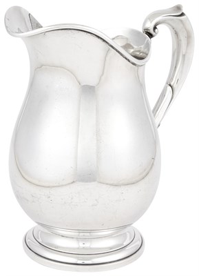 Lot 178 - American Sterling Silver Water Pitcher Mauser,...