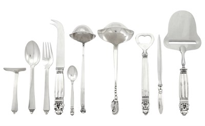 Lot 210 - Group of Georg Jensen Sterling Silver Utensils...