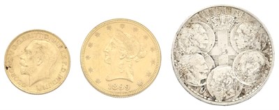 Lot 17 - Group of Three Coins Comprising a 1912 English...