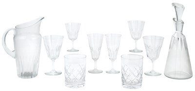 Lot 167 - Group of Baccarat Cut Glass Table Articles;...