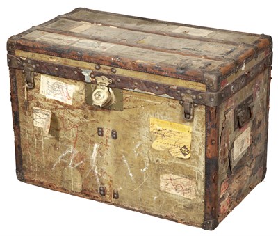 Lot 106 - Louis Vuitton Trunk With printed label to...