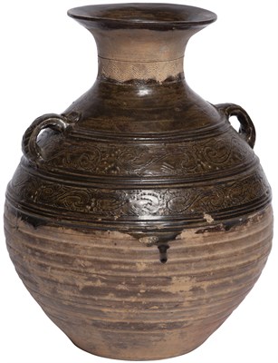 Lot 440 - Chinese Glazed Pottery Jar Han Dynasty Of...