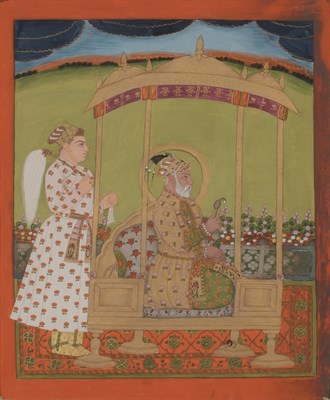 Lot 330 - Framed Indian Gouache on Paper Miniature...