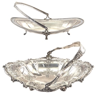 Lot 294 - Gorham Sterling Silver Cake Basket 1930 Length...