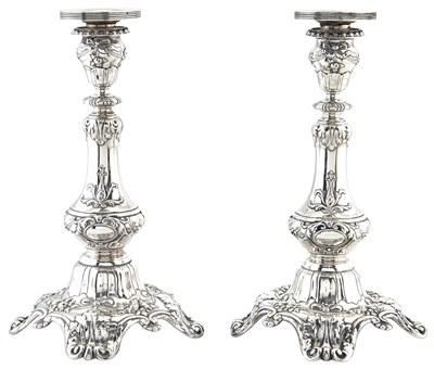 Lot 167 - Pair of Gorham Sterling Silver Candlesticks...