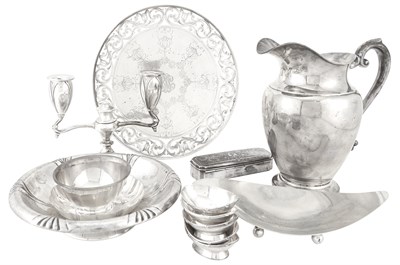 Lot 296 - Group of Sterling Silver Table Articles...