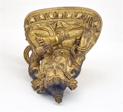 Lot 342 - A Tibetan Gilt Bronze Seated Figure of Tara...