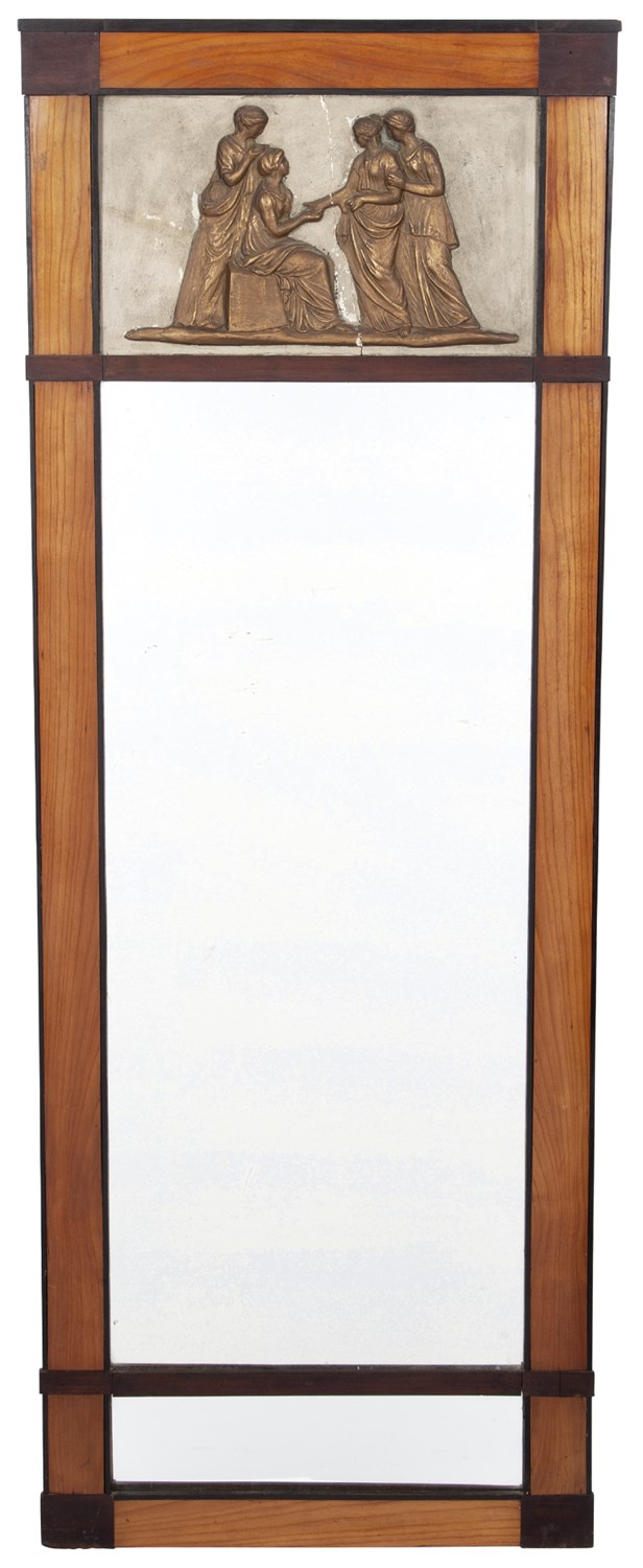 Lot 180 - Biedermeier Fruitwood Part Ebonized and...