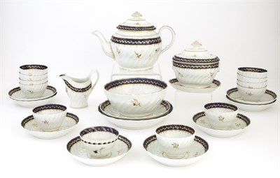 Lot 81 - English Porcelain Tea Service Early 19th...