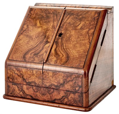 Lot 150 - Tiffany & Co. Walnut Stationery Box Height 9...