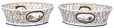 Lot 100 - Pair of Nymphenburg Porcelain Pearl King...