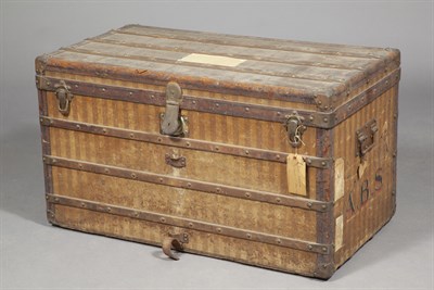Lot 105 - Louis Vuitton Steamer Trunk With label to...