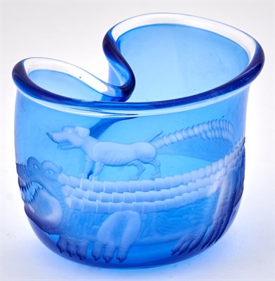Lot 297 - Ronald Pennell Blown and Wheel-Engraved Glass...