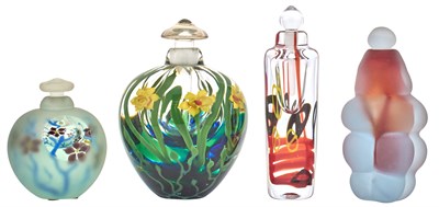 Lot 306 - Group of Four Richard Jolley Hand-Blown Glass...