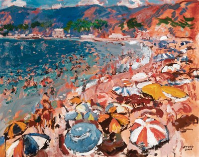 Lot 1048 - Gifford Beal American, 1879-1956 Beach, Haiti,...