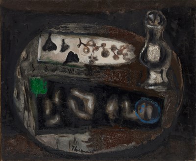 Lot 16 - James Coignard French, 1925-2008 Still Life...