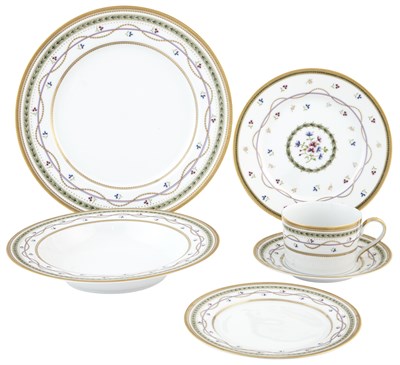 Lot 261 - Modern Fabergé Porcelain Dinner Service In the...